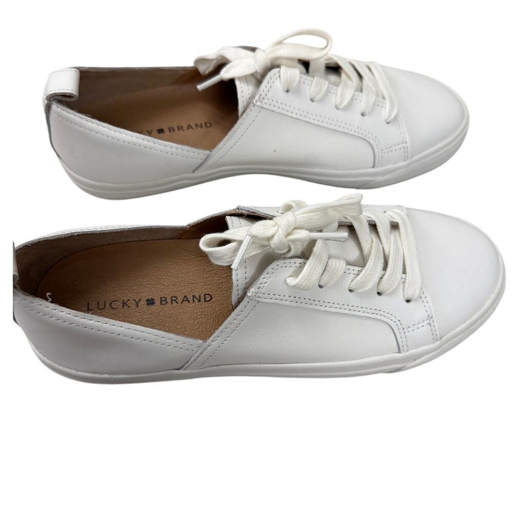 lucky brand leather shoes sneakers womens size 8.5 Dansbey
